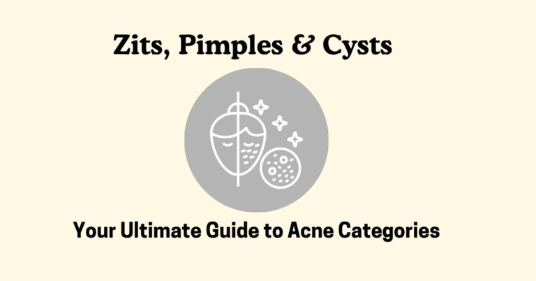 Zits, Pimples & Cysts – Your Ultimate Guide to Acne Categories